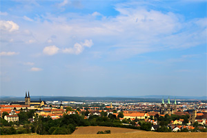 Blick über Bamberg